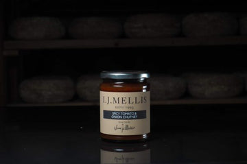 I.J. Mellis. A beautifully balanced chutney with tangy tomatoes and sweet onion. 320g