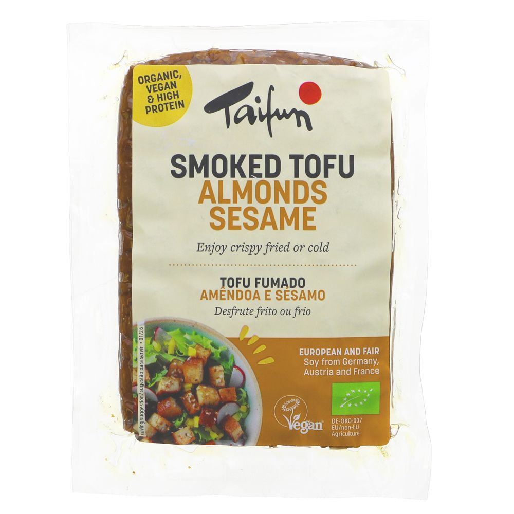 Tofu, Almond/Sesame, smoked