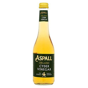 bottle of organic Aspall cyder vinegar