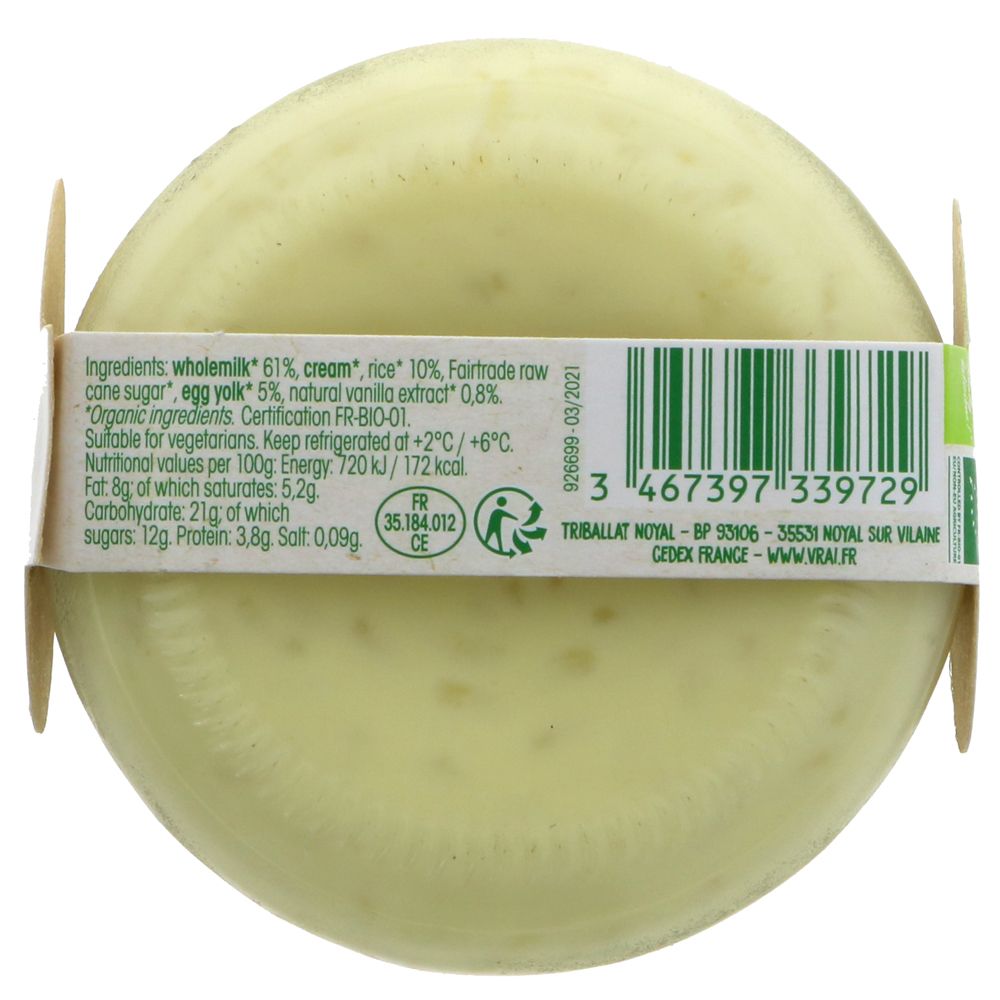 Rice Puddling, Vrai, 110g