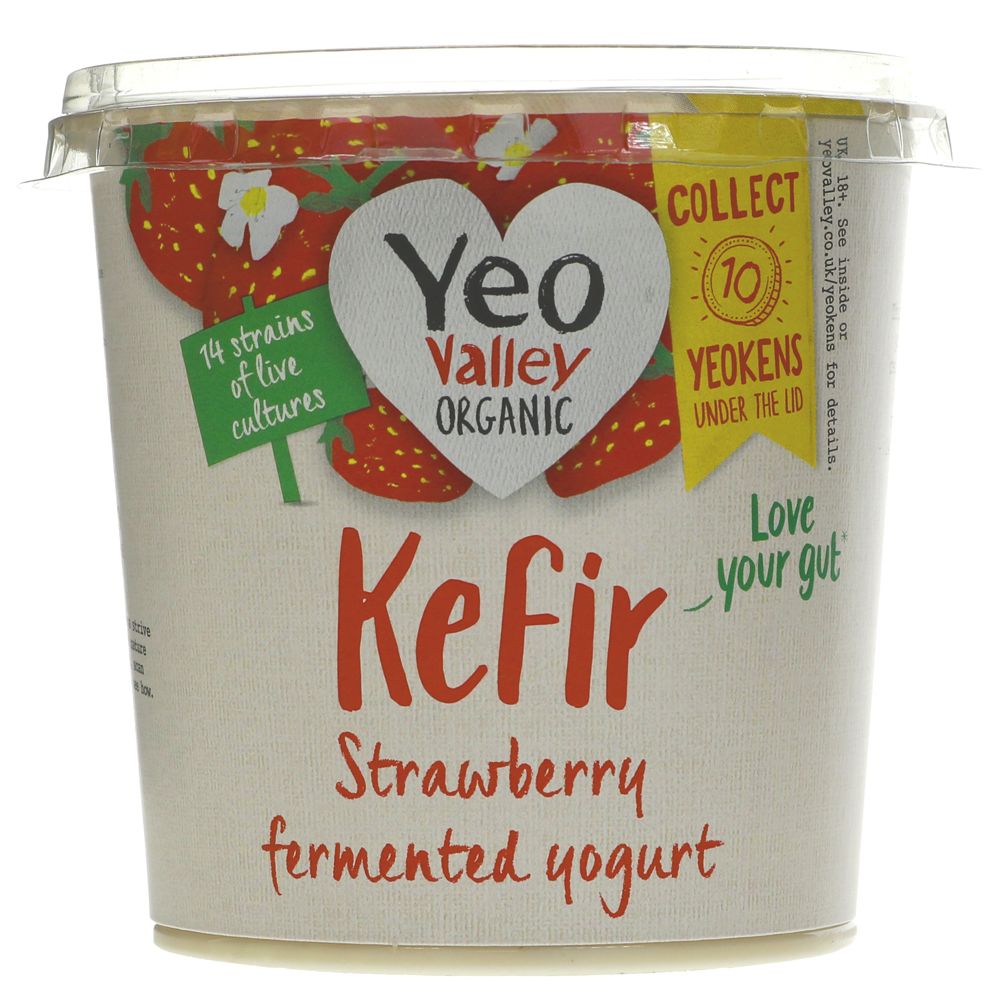 Yeo Valley Strawberry Kefir 350g