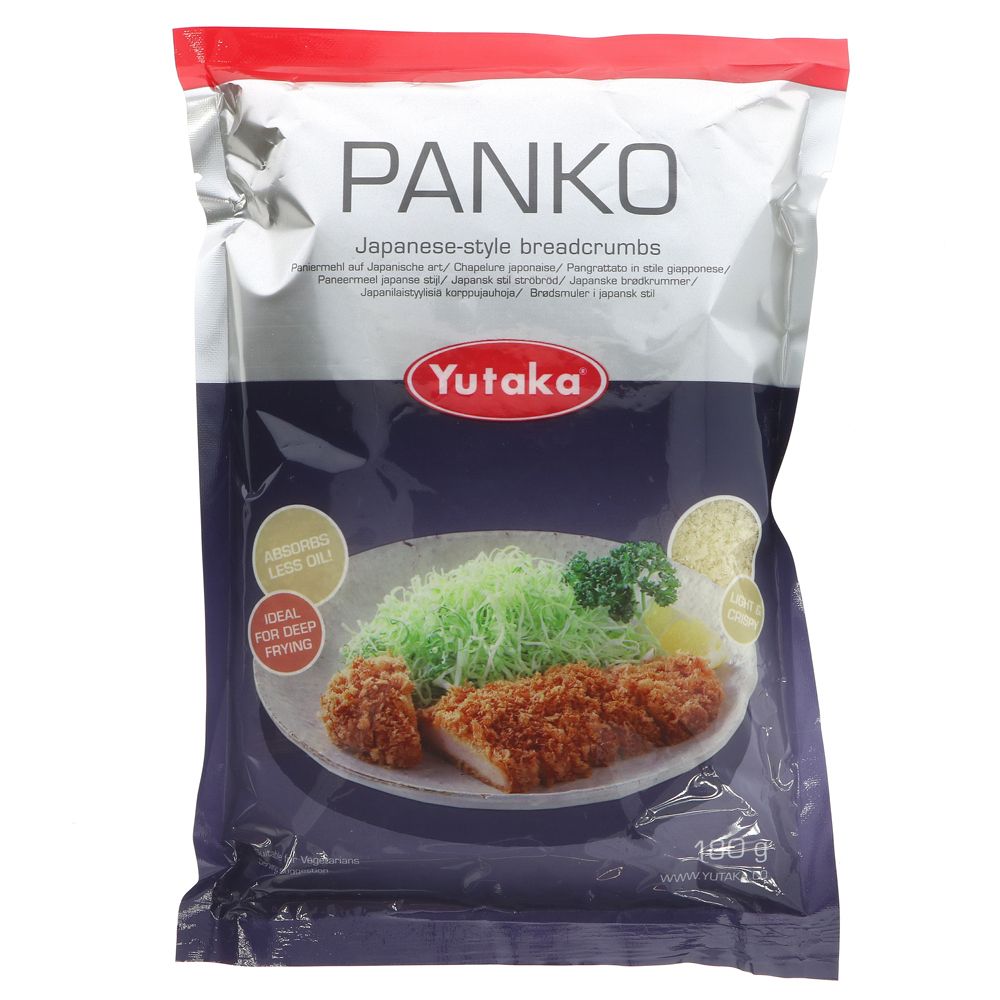 pouch with panko bread crumbs in