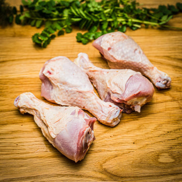 Organic Free Range Chicken Drumsticks £4.95  Great value, brim full of flavour, useful summer and winter for soups and BBQs