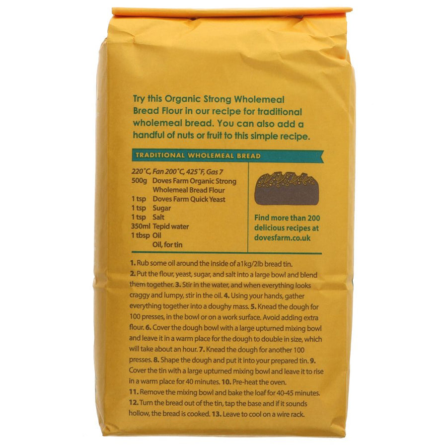 Flour, Doves Farm Wholemeal Strong Bread Flour