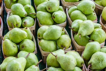 A photo of organic pear