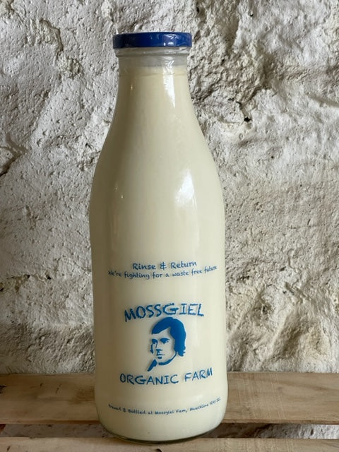 Glass Bottle Whole Milk 1 litre