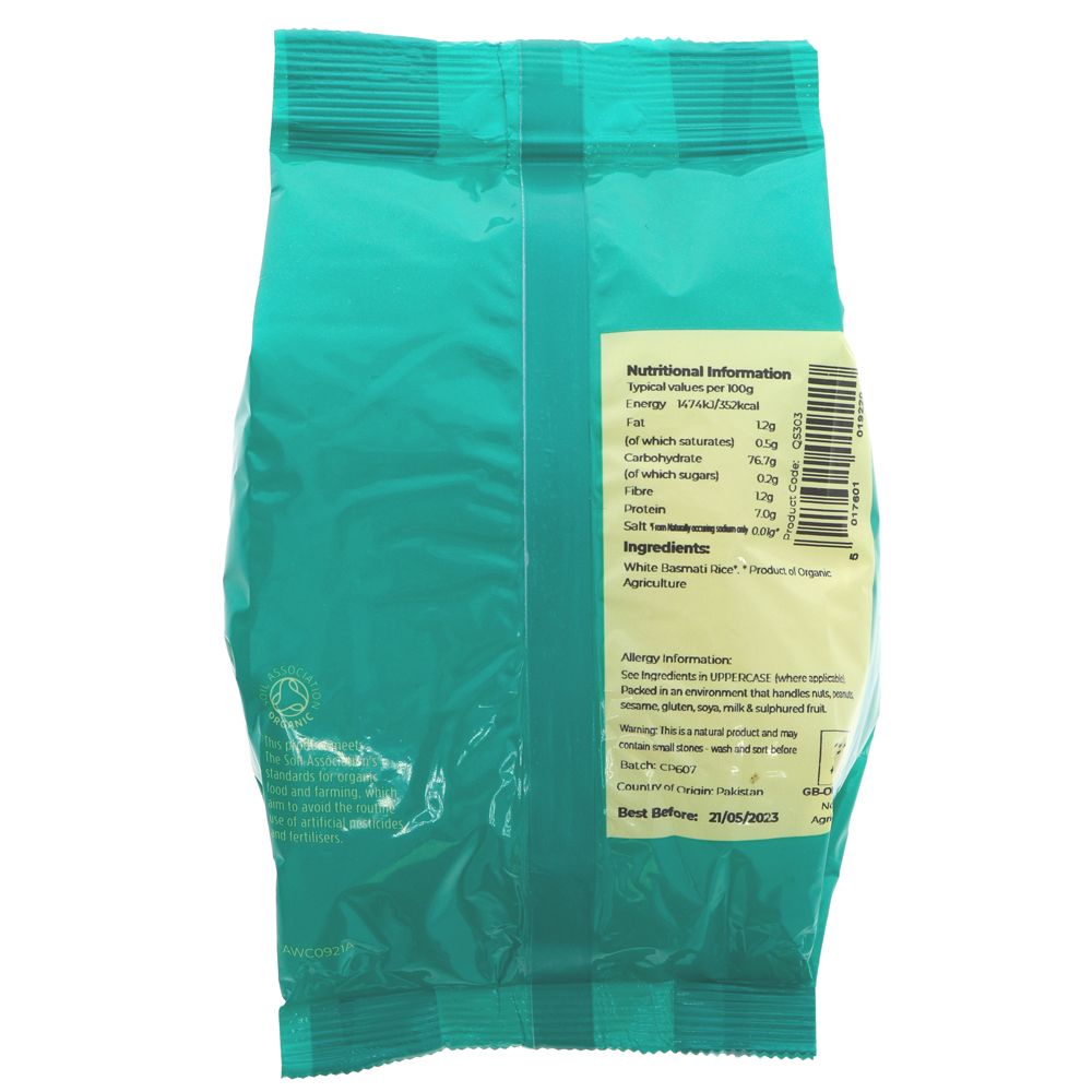 Rice, White Basmati 500g – Grow Wild