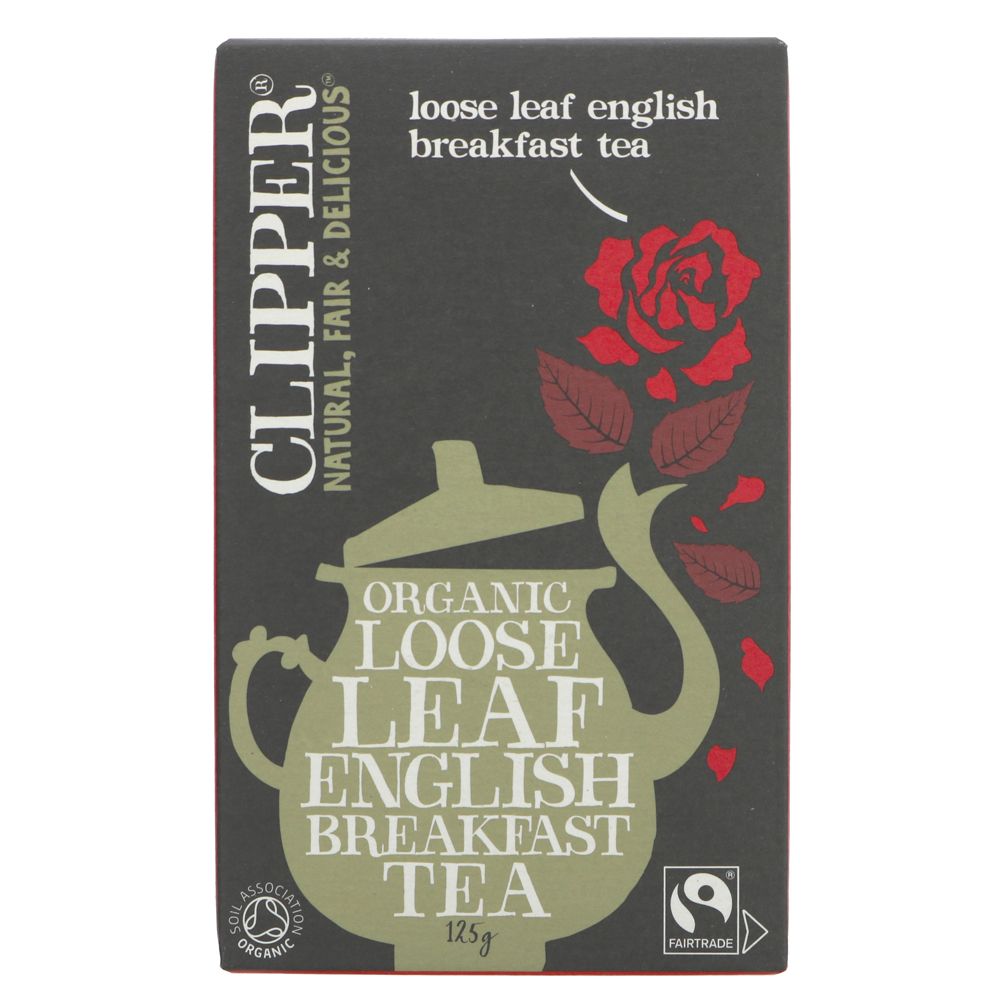 A cardboard box of loose leaf tea